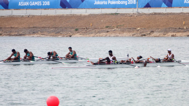 Venue dayung Asian Games 2018 di Palembang.
