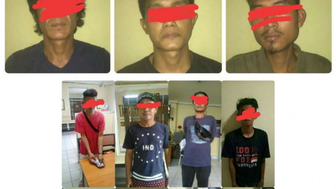 Calo tiket dan juru parkir liar di Asian Games yang dicokok polisi.