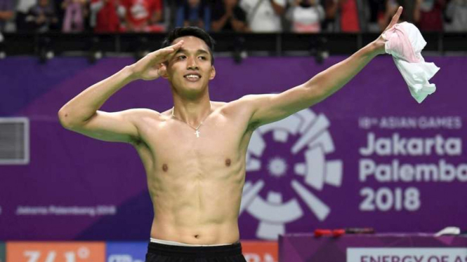 Pebulutangkis tunggal putra Indonesia, Jonatan Christie.