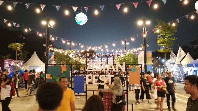 Asian Fest di GBK saat Asian Games 2018.