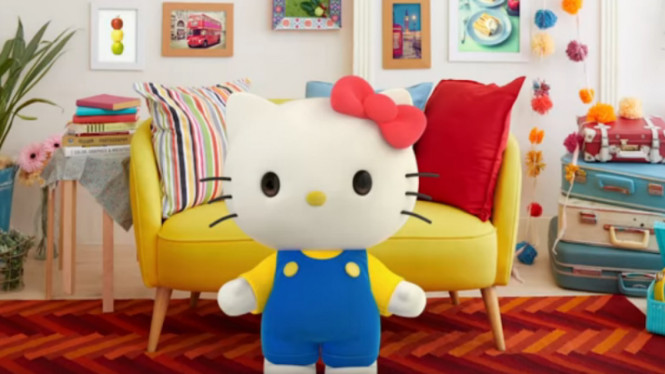 Hello Kitty jadi vlogger.