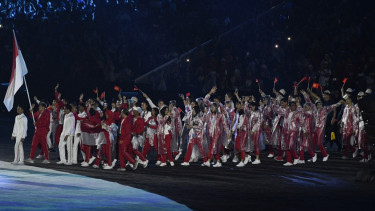 Kontingen atlet Indonesia