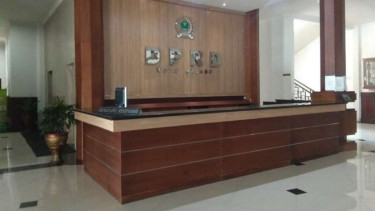 Aktivitas lumpuh Gedung DPRD Kota Malang kosong.