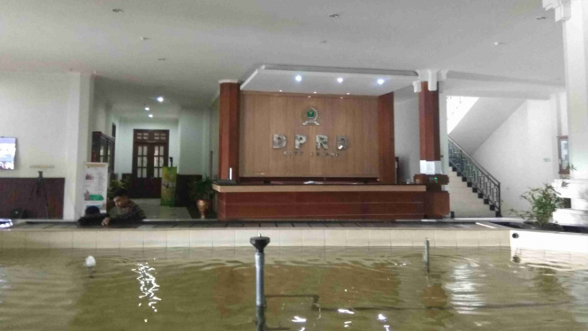 Suasana sepi DPRD Kota Malang