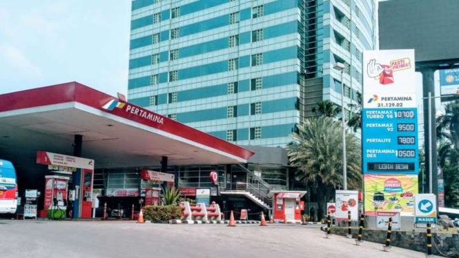 Ilustrasi SPBU Pertamina