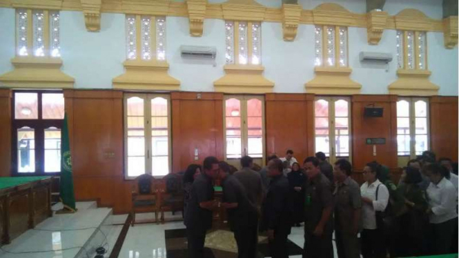 Ketua PN Medan, Marsudin Nainggolan lakukan acara perpisahan