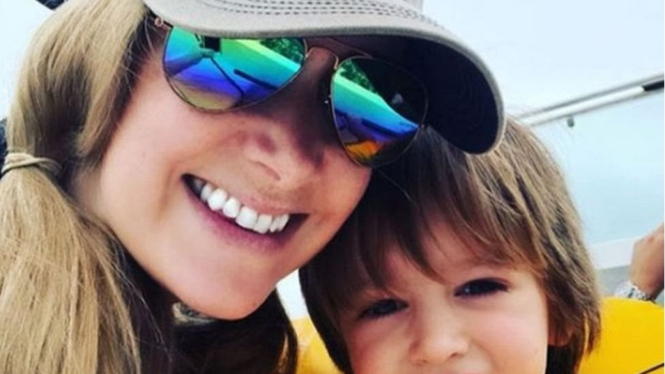 Rachael Bland bersama putranya, Freddie. - Instagram/BigCLittleMe