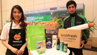 Kolaborasi Grab dan HappyFresh, Luncurkan Fitur Belanja Bahan Pokok