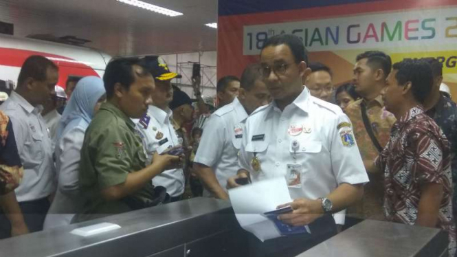 Gubernur DKI Anies Baswedan.