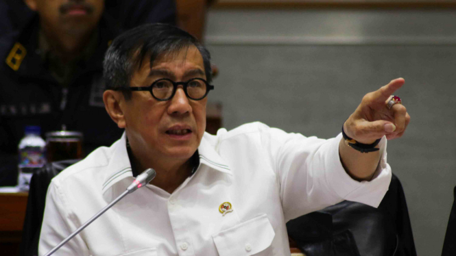 Menteri Hukum dan HAM, Yasonna H Laoly
