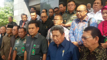 Puluhan hakim laporkan jubir KY ke polisi, Senin, 17 September 2018.