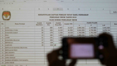 Ilustrasi Daftar Pemilih Tetap.