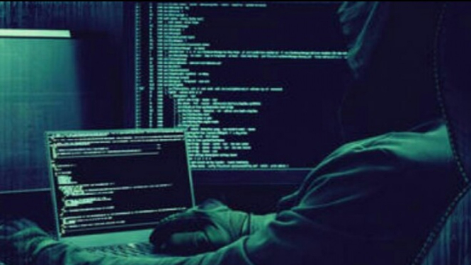 Ilustrasi hacker.