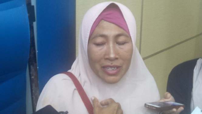 Nursiyah, ibunda anak yang menderita rubella