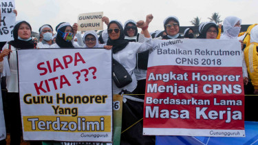 Ilustrasi tenaga honorer.