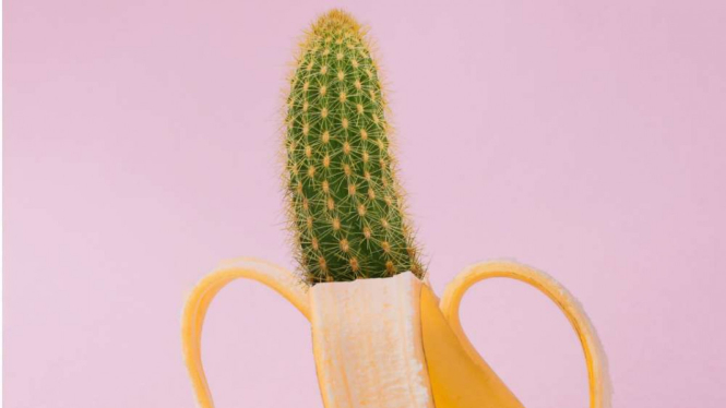 Ilustrasi penis.