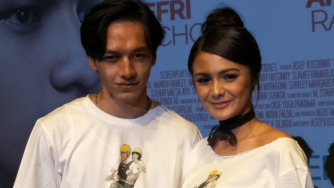 Jefri Nichol dan Amanda Rawles.