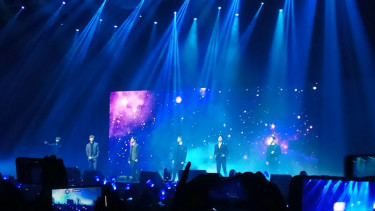 Konser BTOB di The Kasablanka Jakarta, Jumat malam, 21 September 2018.