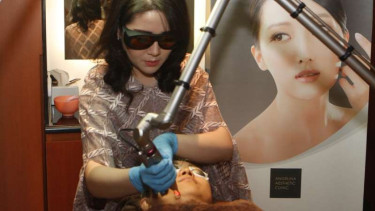 Laser wajah di Angelina Aesthetic Clinic
