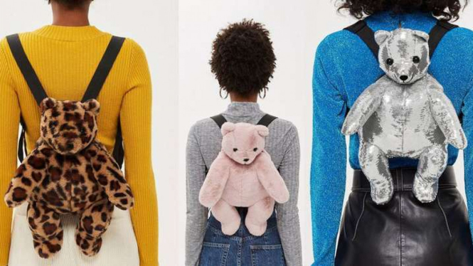 Backpack berbentuk Teddy bear dari Topshop