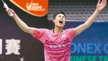 Tunggal putra Taiwan, Chou Tien Chen.