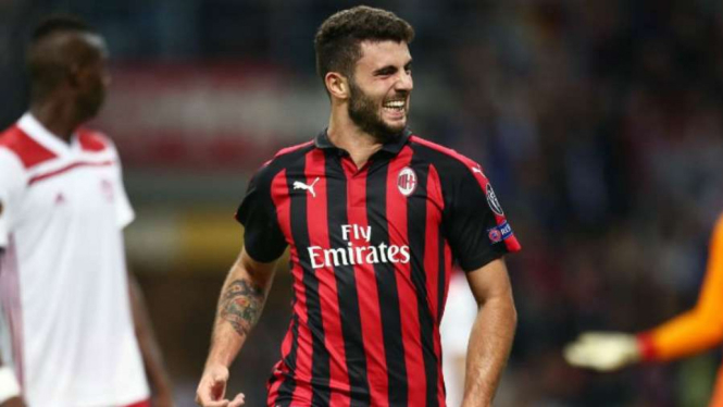 Penyerang AC Milan, Patrick Cutrone