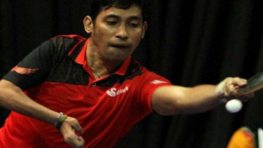 Legenda tenis meja Indonesia, David Jacobs.