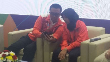 Menpora Imam Nahrawi dan Miftahul Jannah.