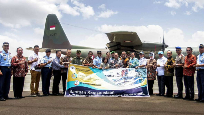 PPSA Lemhanas dan J Resources Kirim 16 Ton Bantuan ke Sulteng