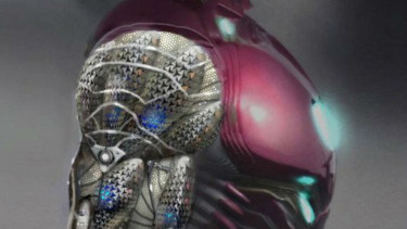 Kostum Iron Man.