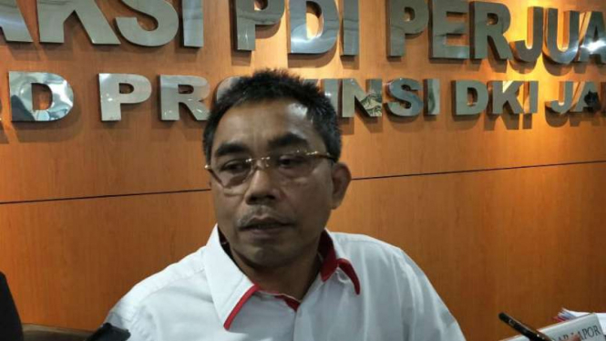 Ketua Fraksi PDI Perjuangan DPRD DKI Gembong Warsono