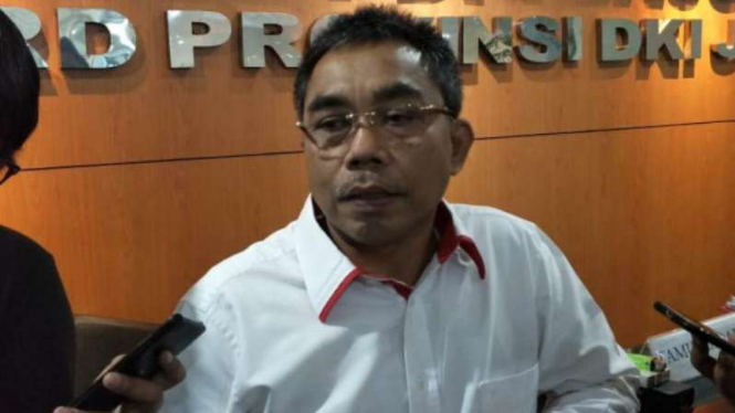 Ketua Fraksi PDIP DPRD DKI Jakarta, Gembong Warsono.