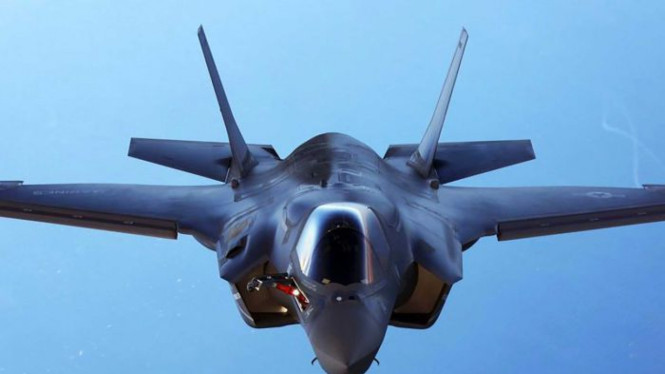 Pesawat F-35 mengalami gagal mesin dan jatuh Carolina Selatan 28 September 2018.