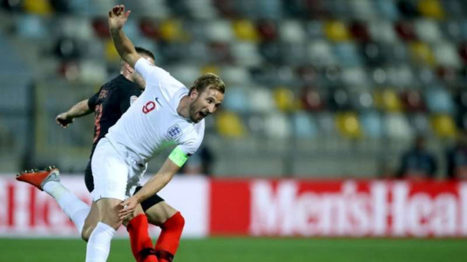 Penyerang Timnas Inggris, Harry Kane.