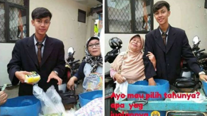 Penjual tahu ganteng.