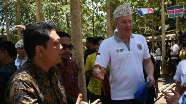 Delegasi IMF dan Bank Dunia kunjungi tempat wisata Tukad Bindu.