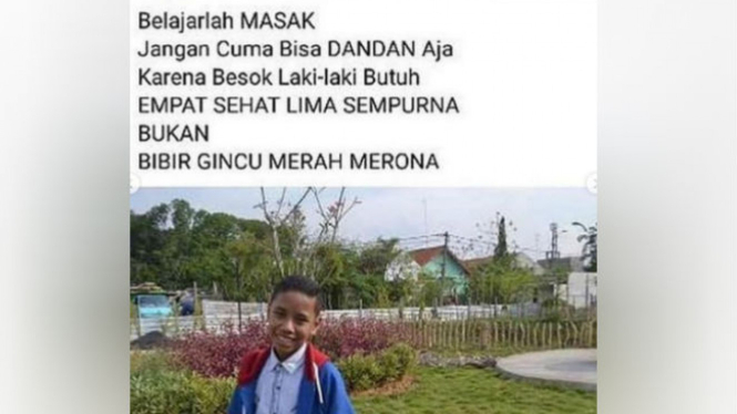Status Facebook 'kids zaman now'.