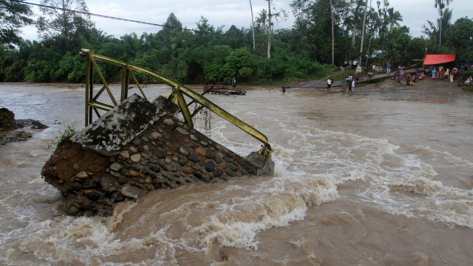 Ilustrasi banjir.
