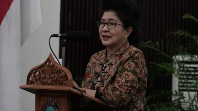 Menteri Kesehatan RI Nila F Moeloek.
