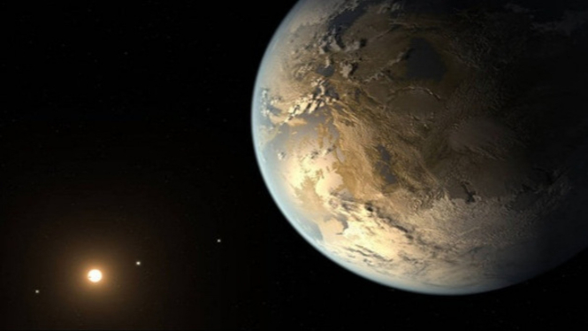 Ilustrasi planet baru.