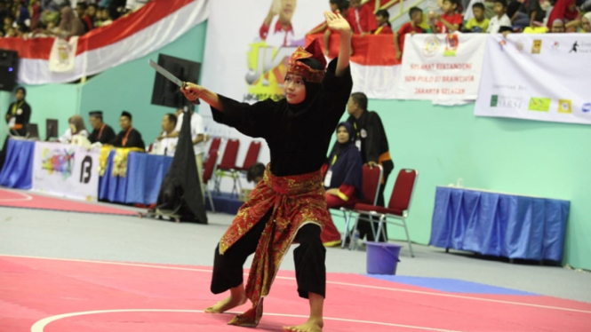 Ilustrasi Pencak Silat.