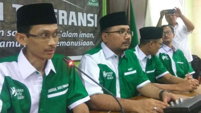 Ketua Umum Gerakan Pemuda Ansor Yaqut Cholil Qaumas 