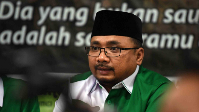 Ketua Umum PP GP Ansor, Yaqut Cholil Qoumas