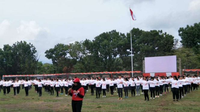 1.000 Siswa SMAN 1 Manado di PKN Revolusi Mental.