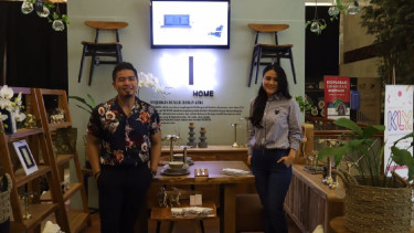 Bams dan istri di IdeaFest 2018