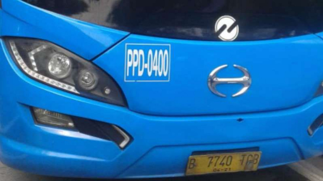 Bus Transjakarta. (Foto ilustrasi).