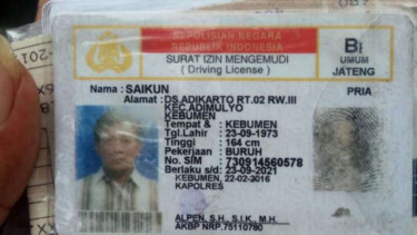 Sopir bus Transjakarta, Saikun, tabrak pesepeda hingga tewas.