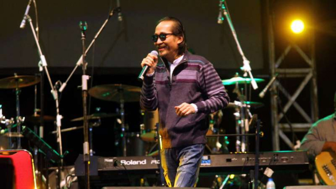 Penampilan Dian Pramana Poetra di Samosir Jazz Season 2018.