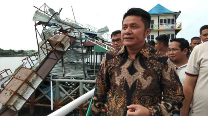 13 Venue Jakabaring Sport City Rusak Diterjang Badai