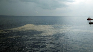 Lokasi pesawat Lion Air JT610 jatuh di Tanjung Karawang, Jawa Barat, 29 Oktober 2018.